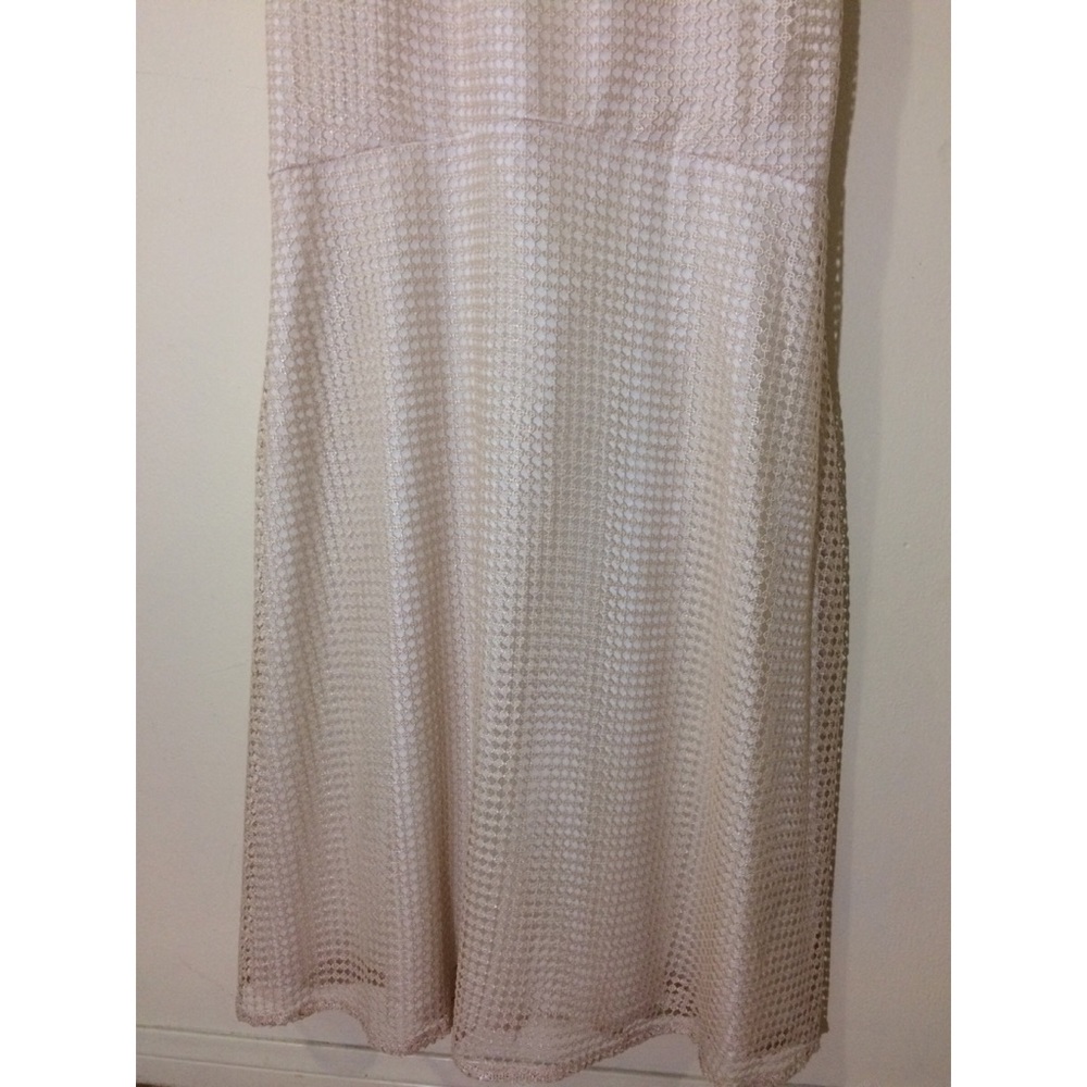 Aidan Mattox spaghetti lace top mermaid gown - Picture 7 of 8